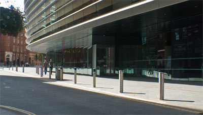 Curve Theatre with obscure entrance