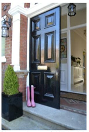 Attract the energy with a grand front door