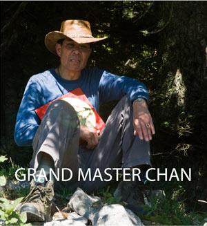 Master Chan sitting down