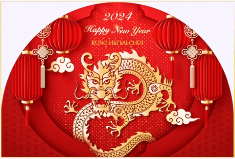 Year of Dragon 2024 graphic